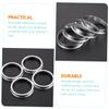 MAGICLULU 4pcs Hub Centric Rings to Hub Spacer Rings for Car Wheel Aluminum Alloy Center Bore Adapter view 2