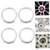 MAGICLULU 4pcs Hub Centric Rings to Hub Spacer Rings for Car Wheel Aluminum Alloy Center Bore Adapter view 4