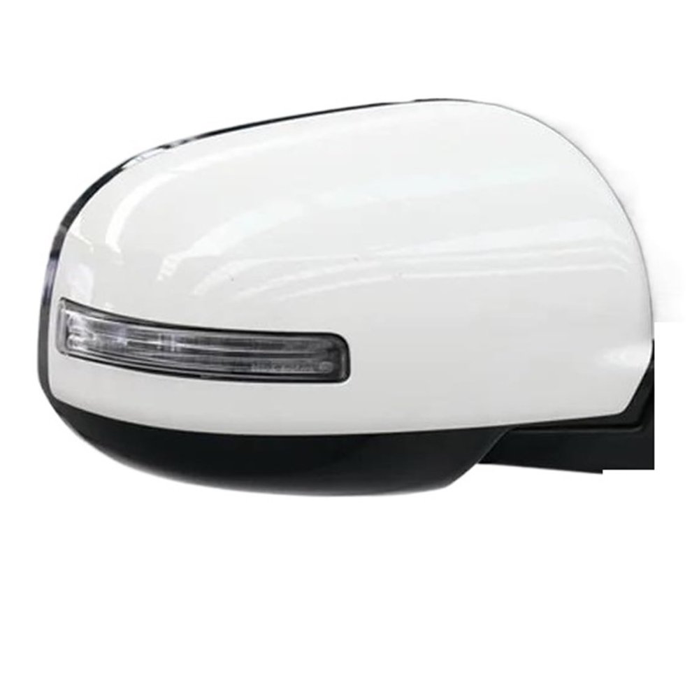 carLLL Wing Mirror Cover Cap White Car Right Door Side Rear View Wing Mirror Cover Cap, for Mitsubishi, for Outlander 2013 2014 2015 2016 2017 2018 2019 2020 Covers Car Mirrors