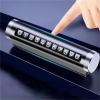 YQBHGB Metal Car Temporary Parking Card Universal Rotate Phone Number Plate Roller Adjustment Alloy Stickers Park Auto Accessories Set of 2(Black) view 3