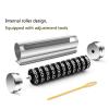YQBHGB Metal Car Temporary Parking Card Universal Rotate Phone Number Plate Roller Adjustment Alloy Stickers Park Auto Accessories Set of 2(Black) view 4