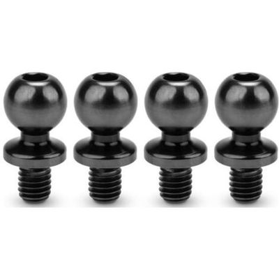 J Concepts 51402 Jci 5.5 X 4mm Revolved Titanium Ball-Stud Stealth Black 4pc