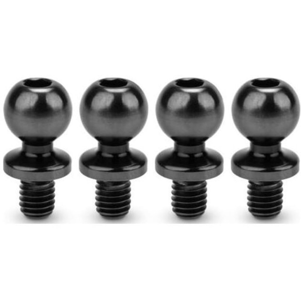 J Concepts 51402 Jci 5.5 X 4mm Revolved Titanium Ball-Stud Stealth Black 4pc