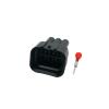 CHAOF 1 Set 6 Pin Accelerator Throttle Pedal Connector Male Female Cable Plug for C6S-194G 6189-0029(Army Green,1 Set) view 1