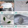 Hail Protector Car Cover Compatible with BMW M8 Convertible F91 2019-2022, 5 Layers Thicken Hail Padded Car Cover, with Door Zipper Reflective Strip, Dust Protection view 4