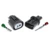 1 set 2 pins 6189-0706 Brake male and female ABS Automotive sensor connector Automotive terminal connector(Male 20cm wires) view 3