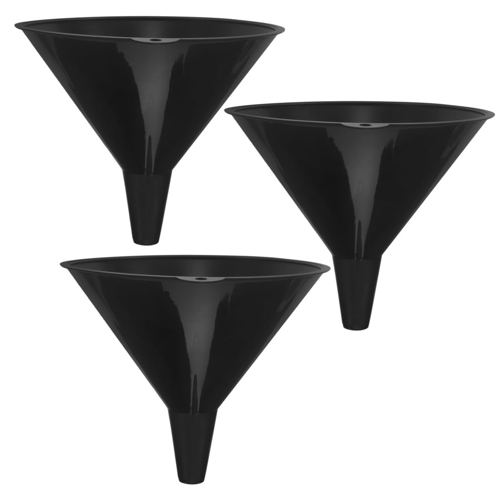 GANAZONO 3pcs Flexible Oil Funnel for Cars and Motorcycles Wide Mouth Pouring Tool for Changes and Liquid Transfer Sturdy Design for Home and Automotive Use
