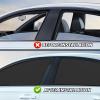 SamWinGear Driver Side Window Sun Shade 2PCS Car Magnetic Window Shades for Baby and Privacy, Car Windows Curtains Covers Front Side Glass 99% UV Protection Magnetic Blackout Windows Cover Tint view 3