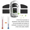 SamWinGear Driver Side Window Sun Shade 2PCS Car Magnetic Window Shades for Baby and Privacy, Car Windows Curtains Covers Front Side Glass 99% UV Protection Magnetic Blackout Windows Cover Tint view 4