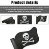 Povtii Pirate Flag Car Antenna Topper, Skull Crossbones Partern Automotive Antenna Topper, Cool Pirate Flag Shaped Auto Antenna Ball for Most Vehicles, Universal Car Accessories (2 PCS) view 3