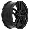 4x Dezent alloy rims TR black 7.0Jx17 ET39 5x112 compatible with Aiways U5 view 3