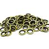 Washer Seal M6 M8 M10 M12 M14 M16 M18 M20~M60 Bonded Washer Metal Rubber Oil Drain Plug Gasket Sealing O Ring Assortment Set(M8 (10pcs)) view 2