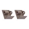 Okiyakusama 2 Pieces Latch Clips Middle Latch Prevent Seat Panel from Falling Replacement Center Clips for Vehicle Auto Car Repair view 1