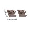 Okiyakusama 2 Pieces Latch Clips Middle Latch Prevent Seat Panel from Falling Replacement Center Clips for Vehicle Auto Car Repair view 3