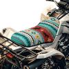 Dreaweet ATV Seat Cover Waterproof Outdoor Four Wheeler Accessories Native American Tribal Horse Seat Covers Universal Fits for Most ATVs Model Scrambler Foreman Rancher Sportsman view 1