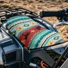 Dreaweet ATV Seat Cover Waterproof Outdoor Four Wheeler Accessories Native American Tribal Horse Seat Covers Universal Fits for Most ATVs Model Scrambler Foreman Rancher Sportsman view 3