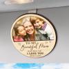 Qingxily Custom Visor Clips for Cars Personalized Picture Memorial Gift Customized Wood Car Sun Visor Photo Holder Decorations for Dad Mom Him Her view 1