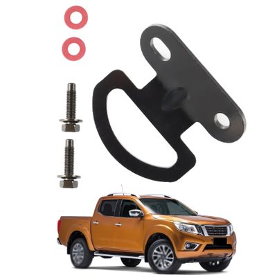 SEBLAFF Black Rear Bed Tie Down Rope Hook Latch Metal Replacement for Frontier 2004-2020