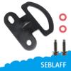 SEBLAFF Black Rear Bed Tie Down Rope Hook Latch Metal Replacement for Frontier 2004-2020 view 2