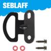 SEBLAFF Black Rear Bed Tie Down Rope Hook Latch Metal Replacement for Frontier 2004-2020 view 3