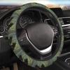 Black Bears Car Elastic Steering Wheel Cover Universal 15 Inch Vehicle Stretch Steering Wheel Cover Protector for Men Women Car Protective Cover Novelty Cars Interior Accessories view 1