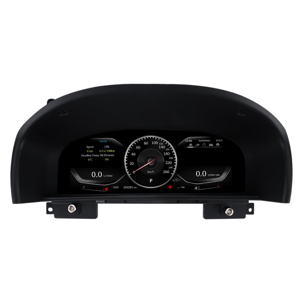 ZWNAV LCD Digital Cluster for Toyota LC100 LX470 2002-2007 Cockpit Smart Instrument Speedometer Odometer Dashboard Display Upgrade