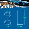 7 Spline Lug Nut Key with 1/2" Drive for M14x1.5 M14x2.0 Aftermarket Lugnut view 2
