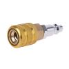 Jynqra Car Auto Brass Tyre Air Chuck Tyre Air Chuck Vehicle Wheel Inflator for Tire Pump Clip Clamp Connector Adapter view 1