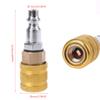 Jynqra Car Auto Brass Tyre Air Chuck Tyre Air Chuck Vehicle Wheel Inflator for Tire Pump Clip Clamp Connector Adapter view 2