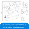 Ferianl 20PCS Door Trim Panel Retainer Clips, OEM#90467-A0005 Door Panel Clips, Compatible with T0y0ta, Camry, High Lander, FJ Cruiser, GX 470, IS 250, IS 350, IS F, LS 460 & LS 600HL view 4