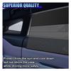 ZIMISI Car Window Shades, Magnetic Side Window Sun Shade Curtain, Half Blackout & Half See-Through UV Protection & Heat Blocking Car Window Screen, Vehicle Sun Shades for Driver Passenger (Rear) view 3