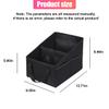ZIMISI Car Seat Organizer, Collapsible Trunk Organizer with Detachable Divider, Handles and Multiple Pockets, Backseat Car Storage, Passenger Seat Organizer for Front/Back Consoles (Black) view 2