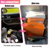 ZIMISI Car Seat Organizer, Collapsible Trunk Organizer with Detachable Divider, Handles and Multiple Pockets, Backseat Car Storage, Passenger Seat Organizer for Front/Back Consoles (Black) view 4