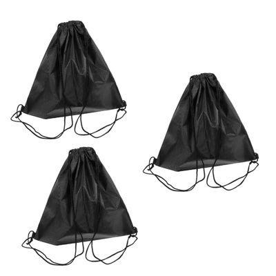 Ciieeo 3pcs Pouch Drawstring Bag for Sports Gear Lightweight Oxford Storage for Helmets and Equipment Convenient for Schools and Teams