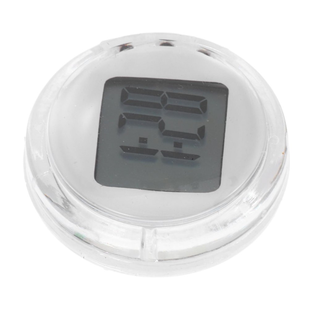 DINHEAROM Self-Adhesive Motorcycle Digital Clock Compact Design for Dashboard Installation for Cars and Scooters Easy to