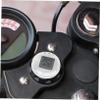 DINHEAROM Self-Adhesive Motorcycle Digital Clock Compact Design for Dashboard Installation for Cars and Scooters Easy to view 4