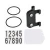 kowaku 2X Number Plate and Holder Race Cards Bracket Bracket for Cycling Triathlon view 4