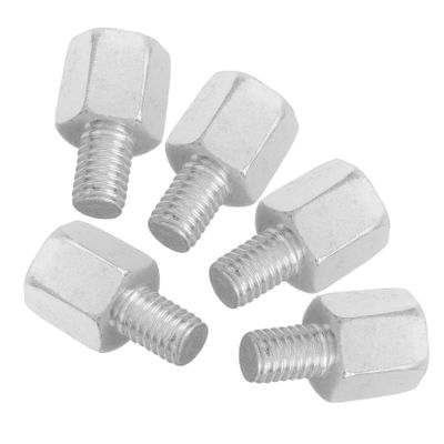 Milisten 5pcs Adjustable Height Bike Lock Mounting Screws for Motorcycle Rearview Mirror Adapter M10 Threaded Bolt for Optimal Positioning and Secure Installation