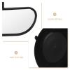PRETYZOOM Interior Mirror Wide Angle Rear View Mirror Suction Cup Easy Installation for Rear Facing view 3