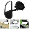 PRETYZOOM Interior Mirror Wide Angle Rear View Mirror Suction Cup Easy Installation for Rear Facing view 4