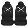 AHUNARLOP Crewneck Ironworker Crossed Tools Car Seat Covers 2 Front Seats,Breathable Durable Seat Covers for Cars,Universal Fit for SUV,Vans,sedans, Trucks, Automotive Interior Covers,Black view 1