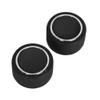 LECWOF 2pcs Rear Radio Audio Volume Control Knob Covers Dial Tuner Premium Replacement Kit Button Cover Covering Caps 22912547 Fit For Chevy Chevrolet Silverado 07-13 GMC Cadillac (2) view 1