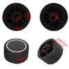 LECWOF 2pcs Rear Radio Audio Volume Control Knob Covers Dial Tuner Premium Replacement Kit Button Cover Covering Caps 22912547 Fit For Chevy Chevrolet Silverado 07-13 GMC Cadillac (2) view 2