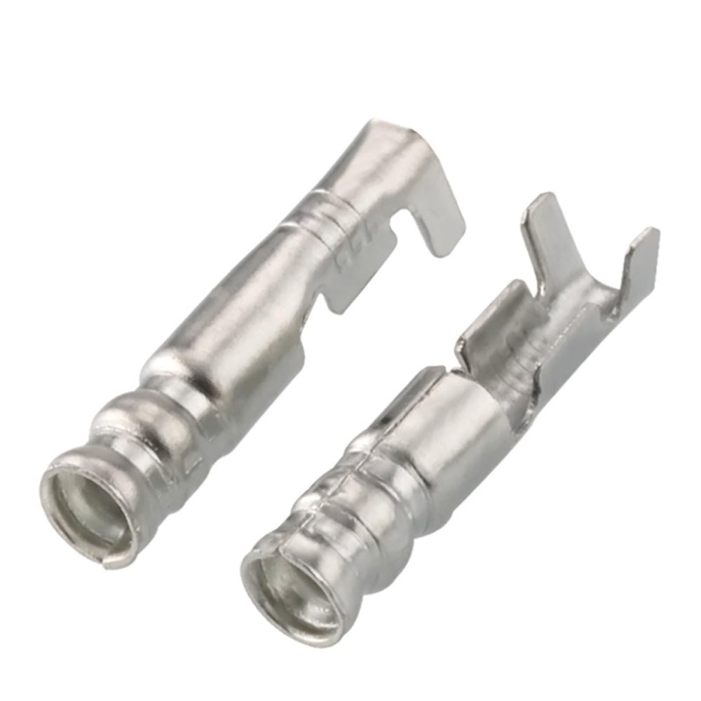 AICNRUT 20/20/100/200 Pcs 2.8mm Auto Wire Splice Terminal Car Elcetric Female Connector Pin Round Type Crimp Loose Plug DJ221Q-2.8B G138 AICNRUT(50 pcs)