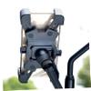FUNNETOYU Bike Navigation Rack Phone Holder for Road Shockproof Design Stable Clamp Easy Installation Compatible All Smartphones view 4