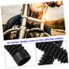 MAGICLULU 1Pair Motorcycle Covers Front Fork Rubber Boot for Optimal Protection Dust Shock Absorption Compatible with Various Motorbike Models Easy Installation view 3