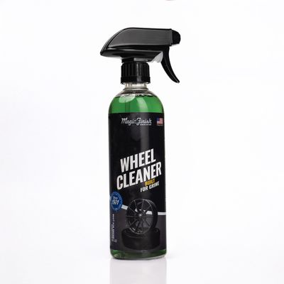 Magic Finish Wheel Cleaner (16 fl oz) Premium Wheel Cleaner Spray for Brake Dust and Grime with Fast Cling Formula Car Cleaning Supplies for Chrome, Alloy, Painted Wheels & Powder-Coated Finishes