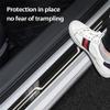 PXENYSS 4Pcs Car Door Sill Protector Strips for VW ID Buzz 2022 2023 2024 2025, Stainless Steel Scuff Guard Plate Welcome Pedal Guard Kick Plates Threshold Cover Accessories,B/Black Titanium Mirror view 4