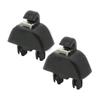 YiZenion 2Pcs Sun Visor Support Clip Retainer Compatible with Audi A6L (4X8,C7) 2012-2015, A6L (4Z8,C6) 2005-2012, A4L (828,B8) 2008-2016, Replaces 4F0857561, 4F0857563, 8U0857562 view 1