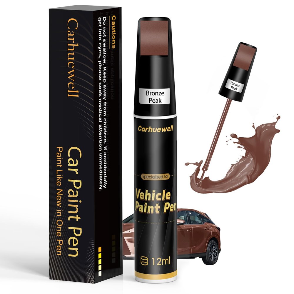 Orange Touch Up Paint for Cars, Auto Car Paint Touch Up Paint Pen for Deep Scratches, Car Scratch Repair Pen, Quick and Easy Solution to Repair Minor Automotive Scratches (Stallion Orange)